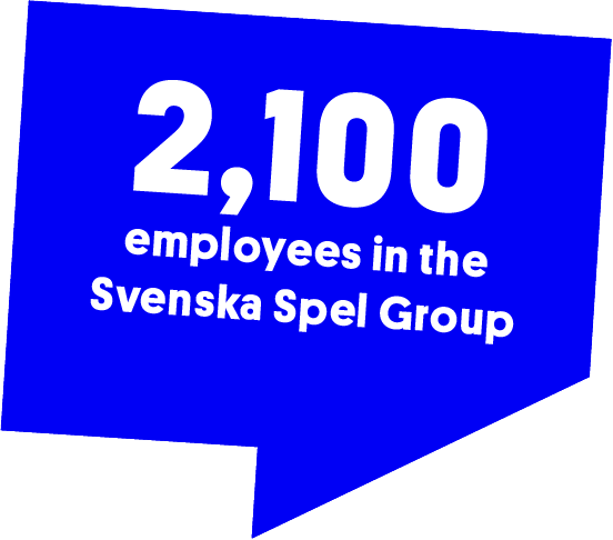 2,100 employees in the Svenska Spel Group