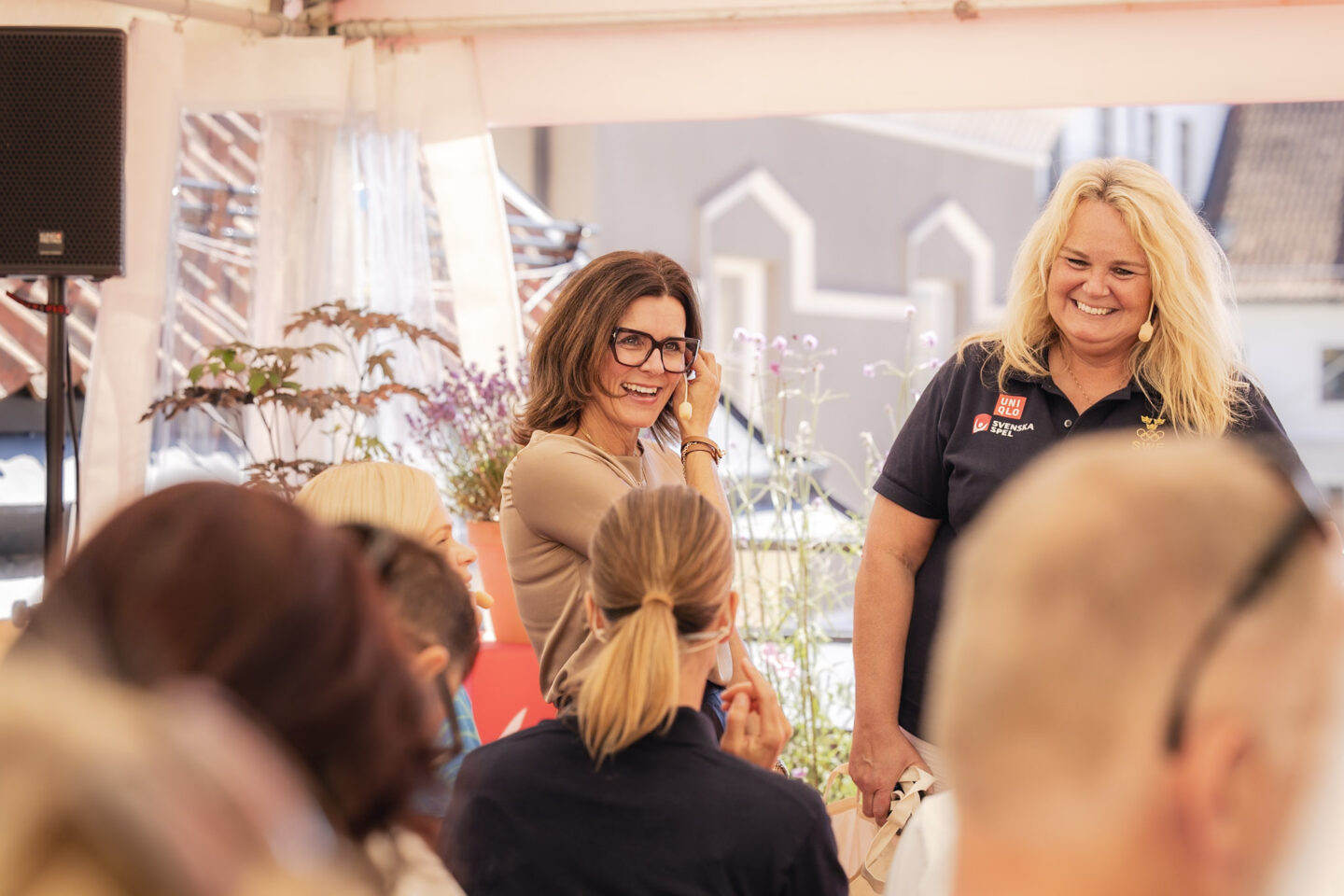 Anna Johnson, VD på Svenska Spel, på Almedalen.