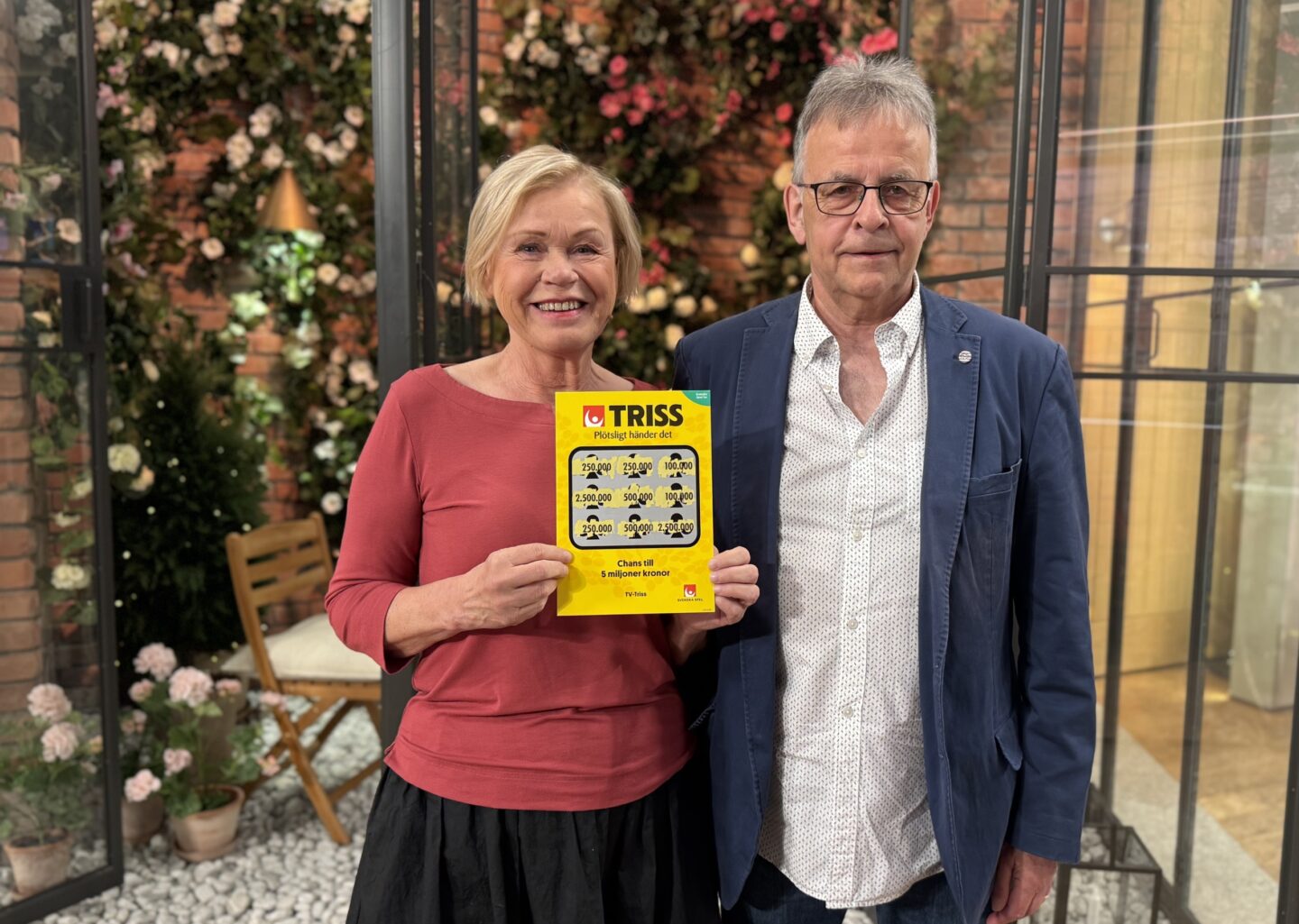 Birgit från Skellefteå skrapade fram en kvarts miljon på Triss i tv|