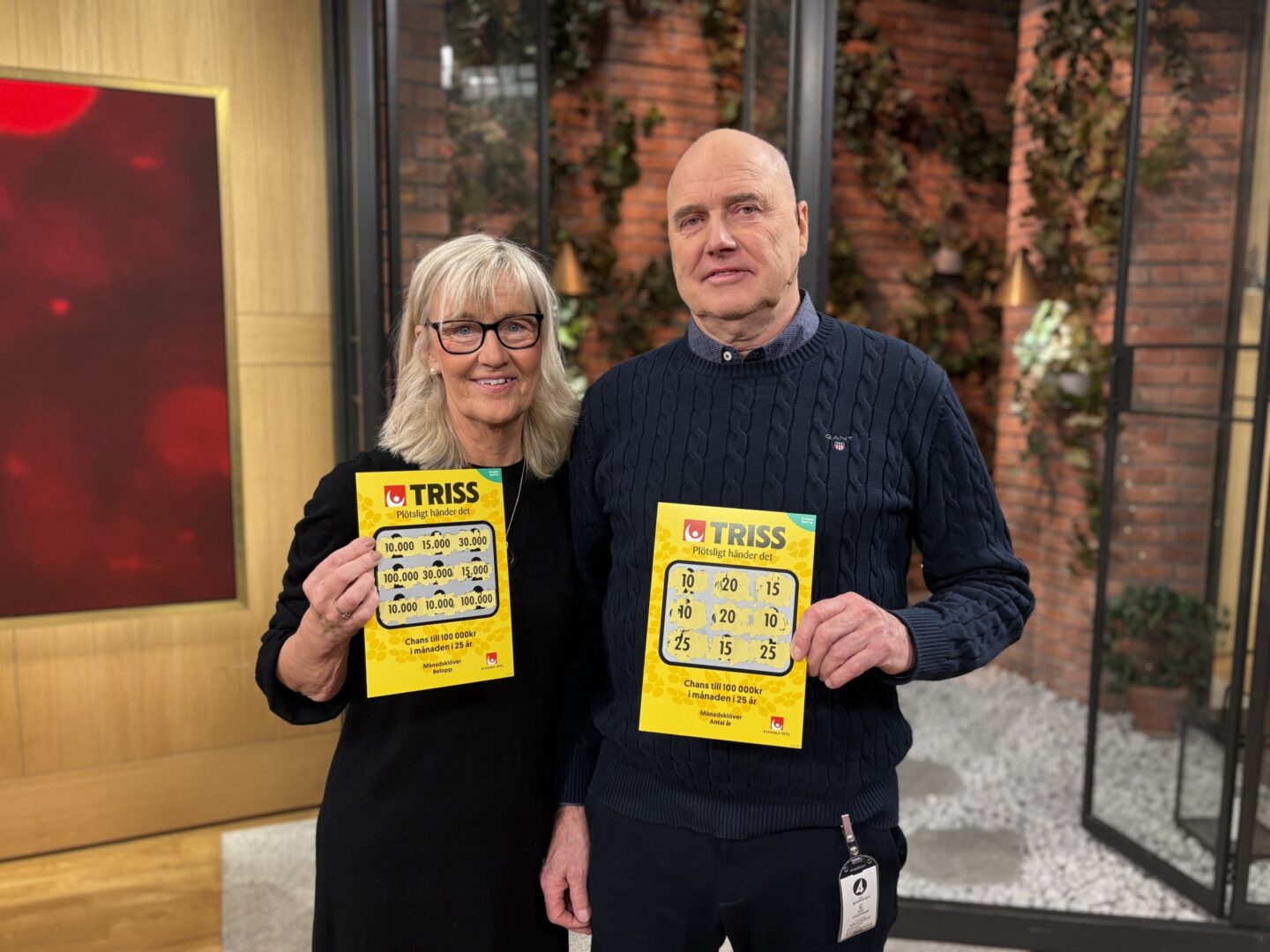 Bo från Tobo skrapade fram miljonvinst på Triss i tv