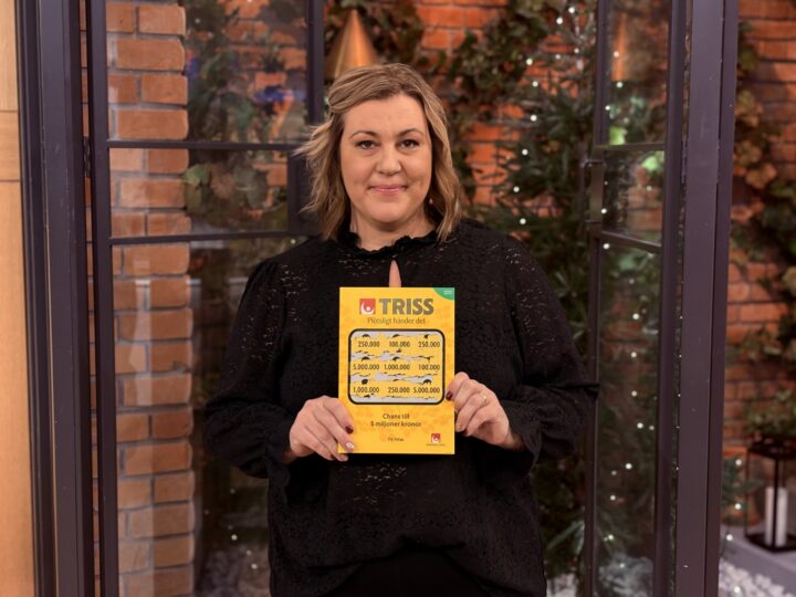 Camilla från Åstorp vann 250 000 kronor på Triss i tv