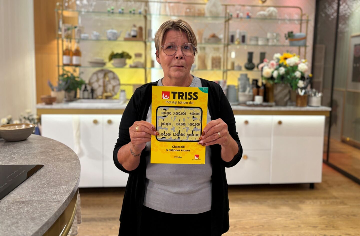 Carina från Eskilstuna vann stort på Triss i tv