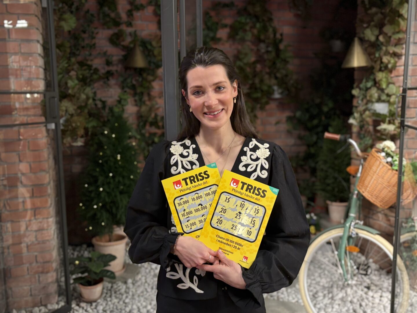 Emelia från Svanesund vann årets högsta vinst på Triss i tv