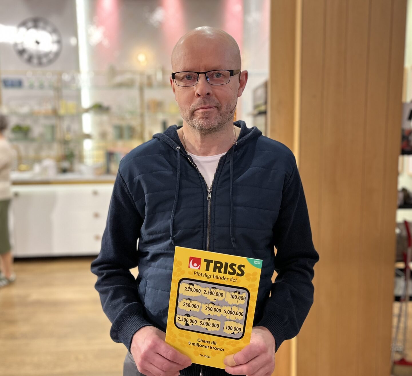 Magnus från Vetlanda skrapade fram en kvarts miljon på Triss i tv|