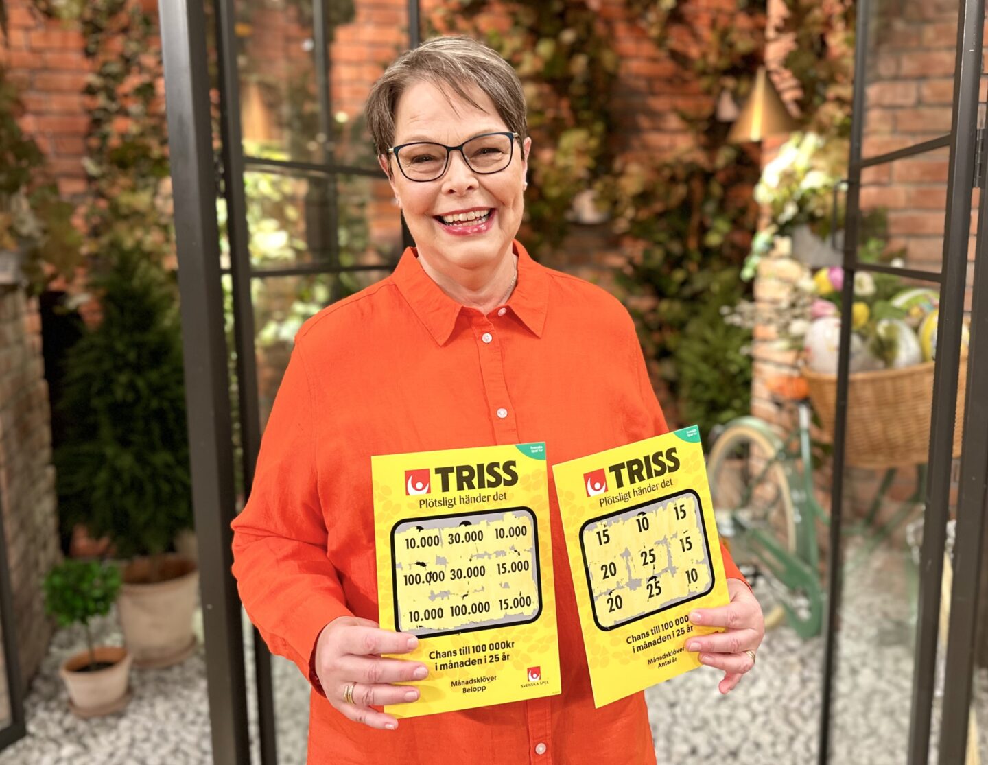 Pensionären Lena från Mörbylånga fick fira in påskafton med att vinna 1