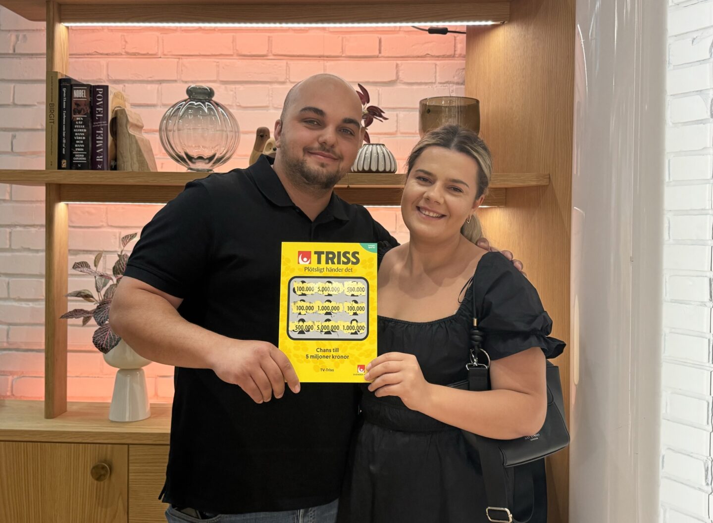 Florent från Vaggeryd vann 100 000 på Triss – reser till New York