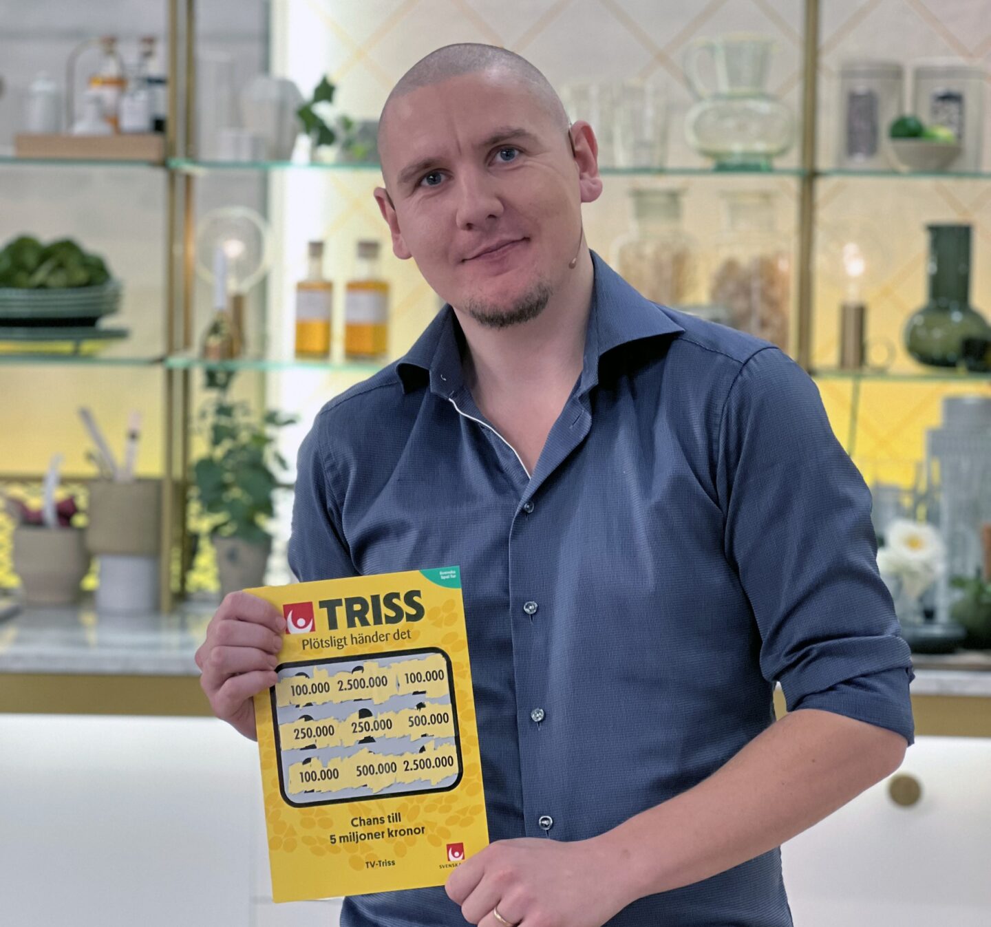 Hovslagaren Jimmie från Härryda var onsdagsmorgonens Trissvinnare i TV4.