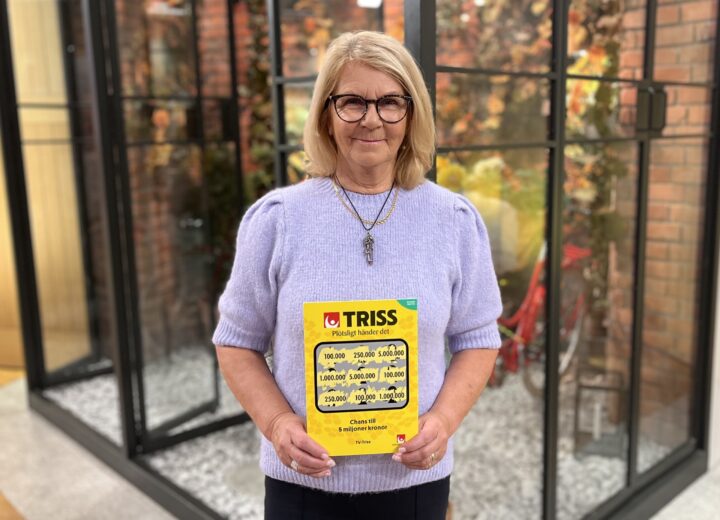 Ljusdalsbon Monica skrapade Triss i tv för andra gången