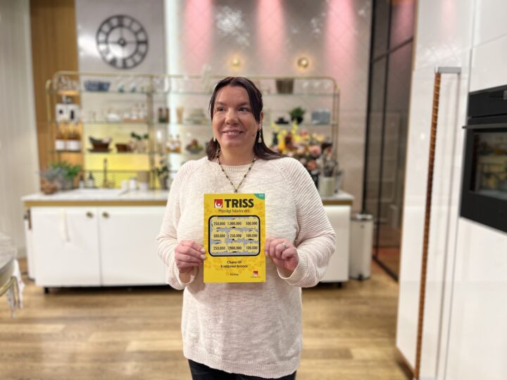 Cassandra från Ängelholm vann en kvarts miljon kronor på Triss i tv