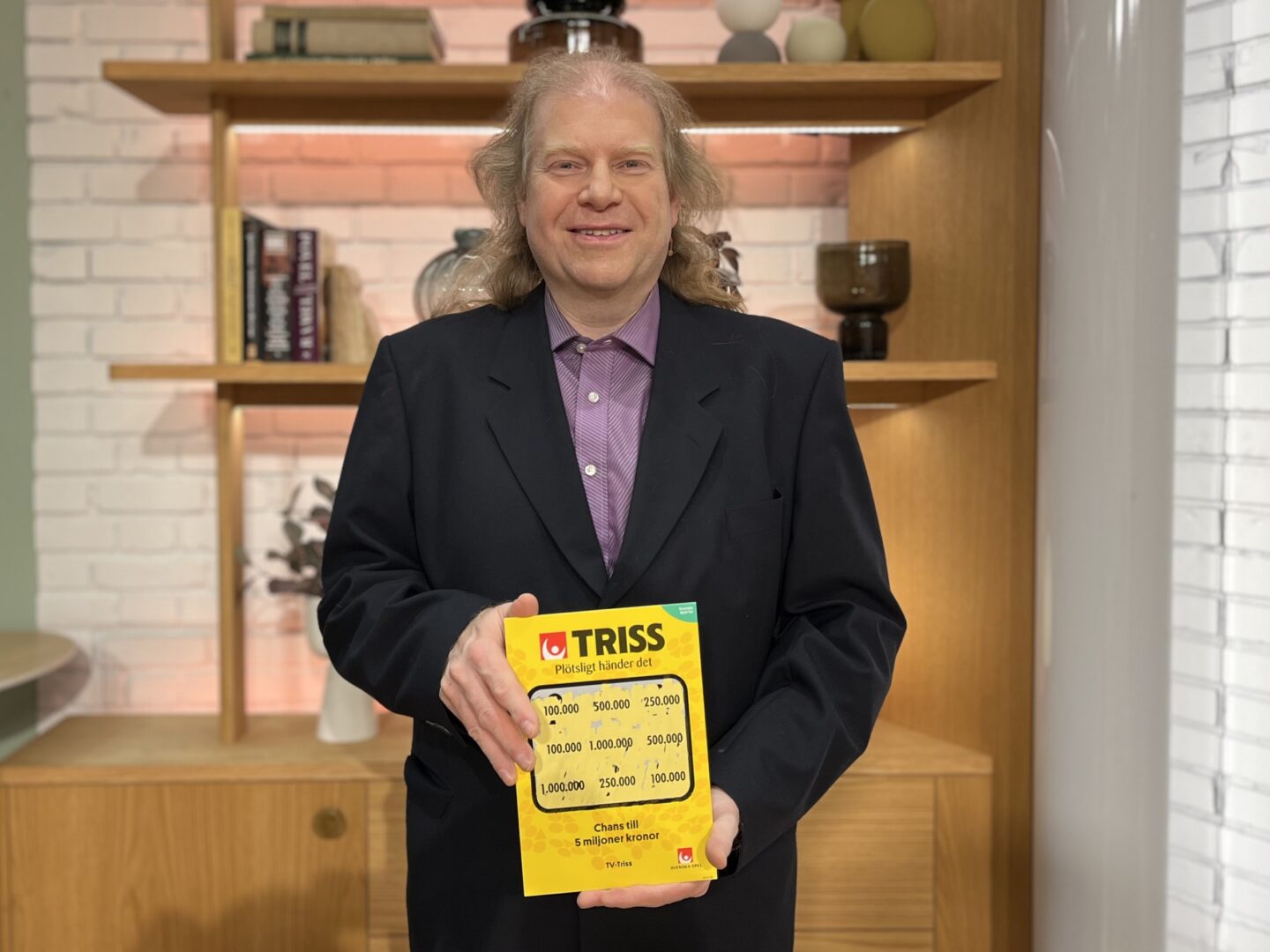 Magnus från Örsjö skrapade fram 100 000 kronor på Triss i tv
