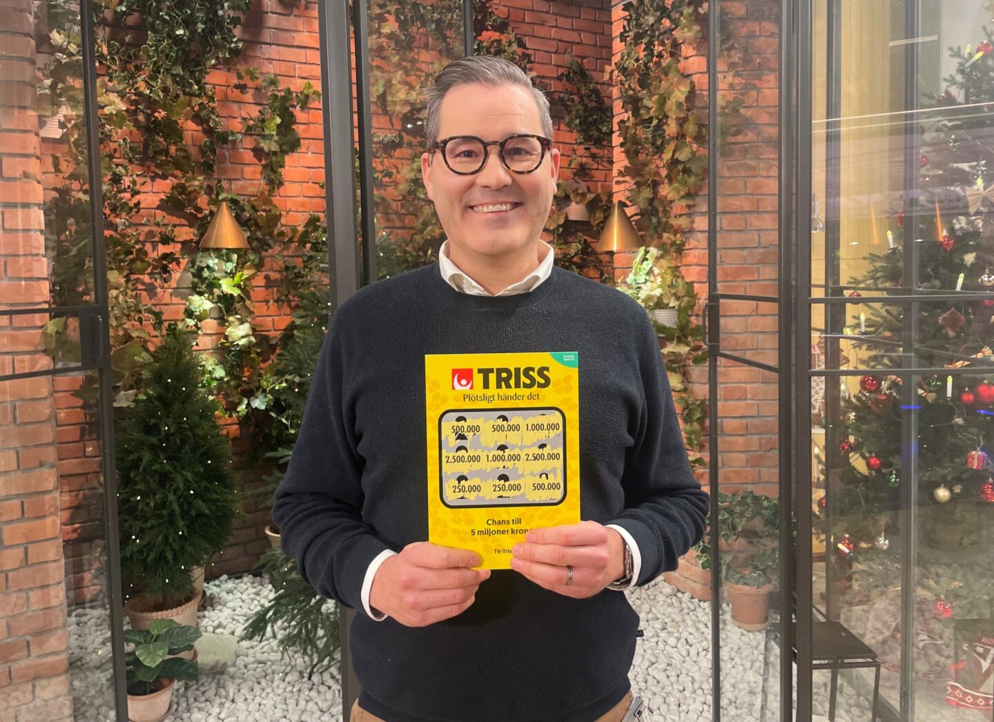 Blixtinkallade Lars skrapade fram en halv miljon på Triss i tv
