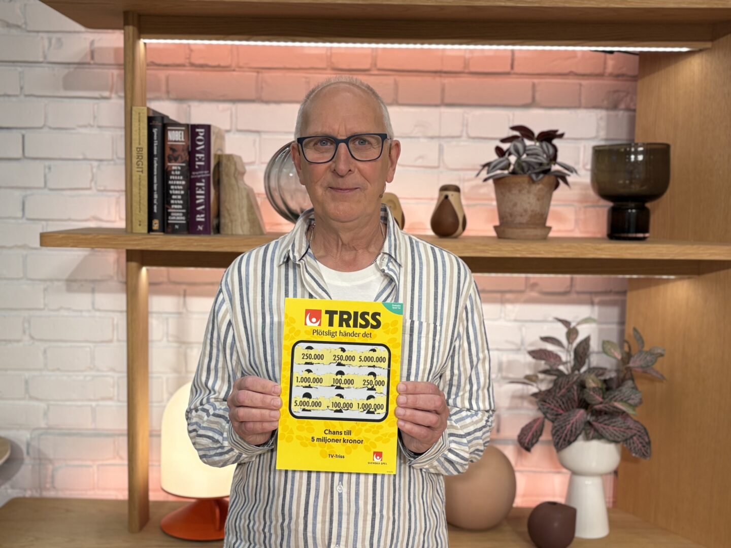 Lars från Hörby skrapade fram storvinst på Triss i tv