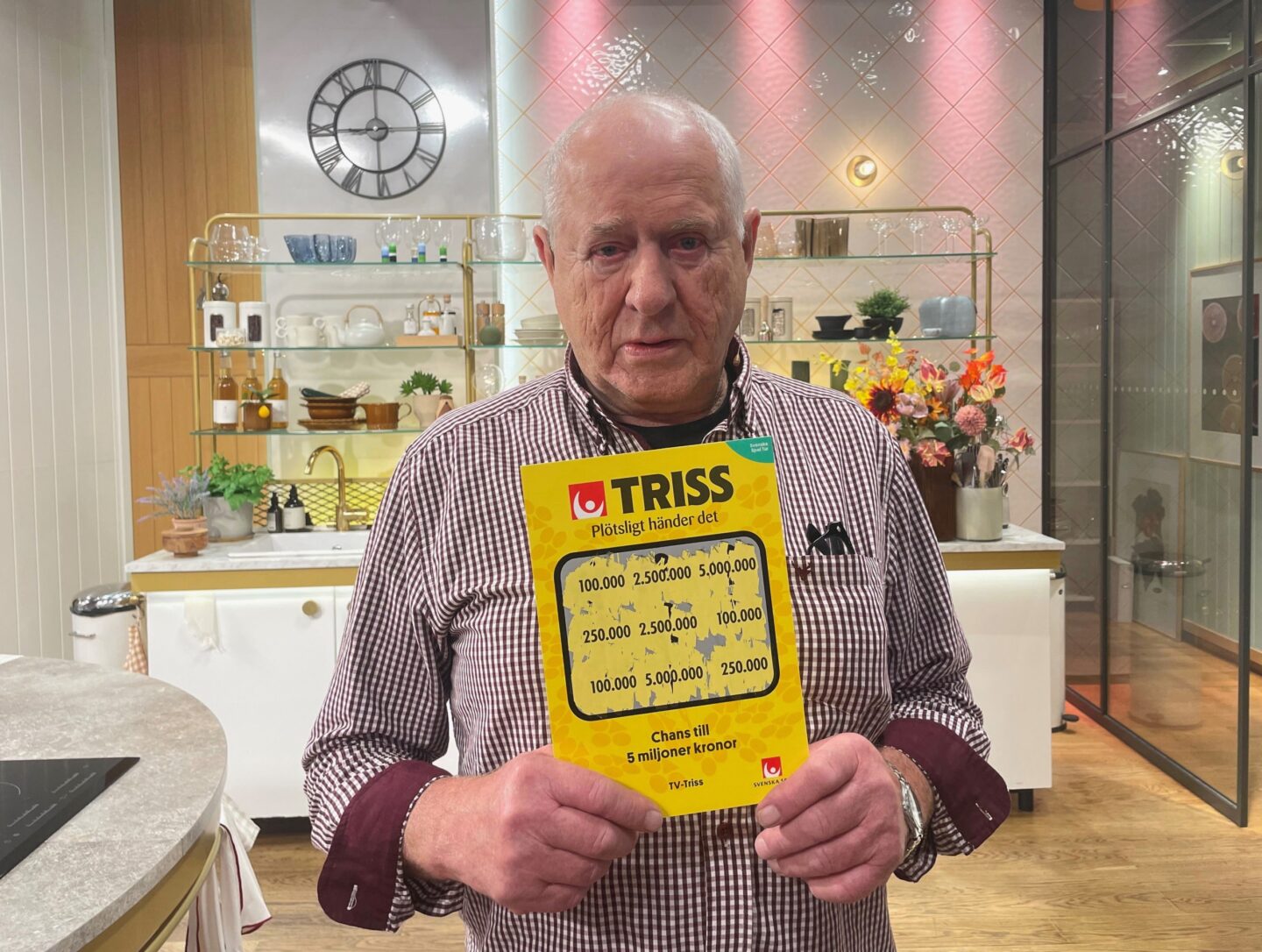 Leif från Henån vann storvinst på Triss i tv