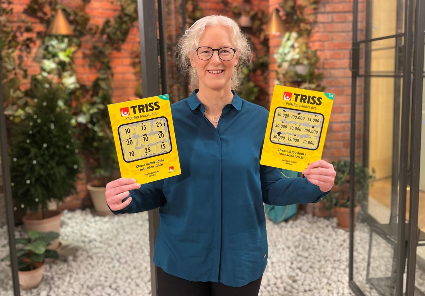 Uppsalabon Lena vann miljonvinst på Triss i tv – renoverar badrummet för vinsten