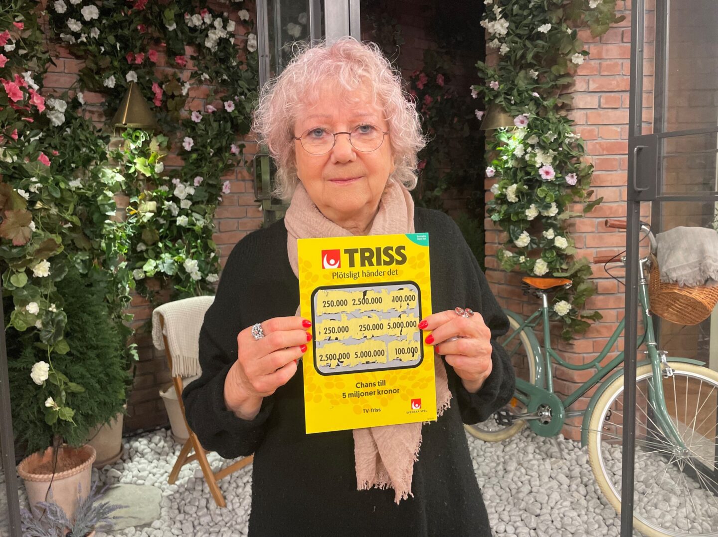 Örebroaren Marita vann en kvarts miljon på Triss i tv – flyr vinterkylan|Örebroaren Marita vann en kvarts miljon på Triss i tv – flyr vinterkylan