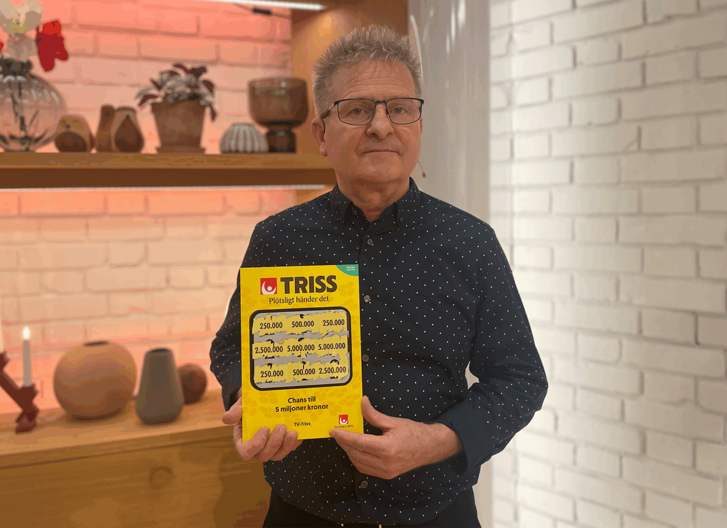 Bromöllabon Meho vann en kvarts miljon på Triss i tv – delar vinsten med familjen|Bromöllabon Meho vann en kvarts miljon på Triss i tv – delar vinsten med familjen