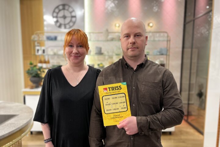 Mikael från Haparanda skrapade fram en kvarts miljon på Triss
