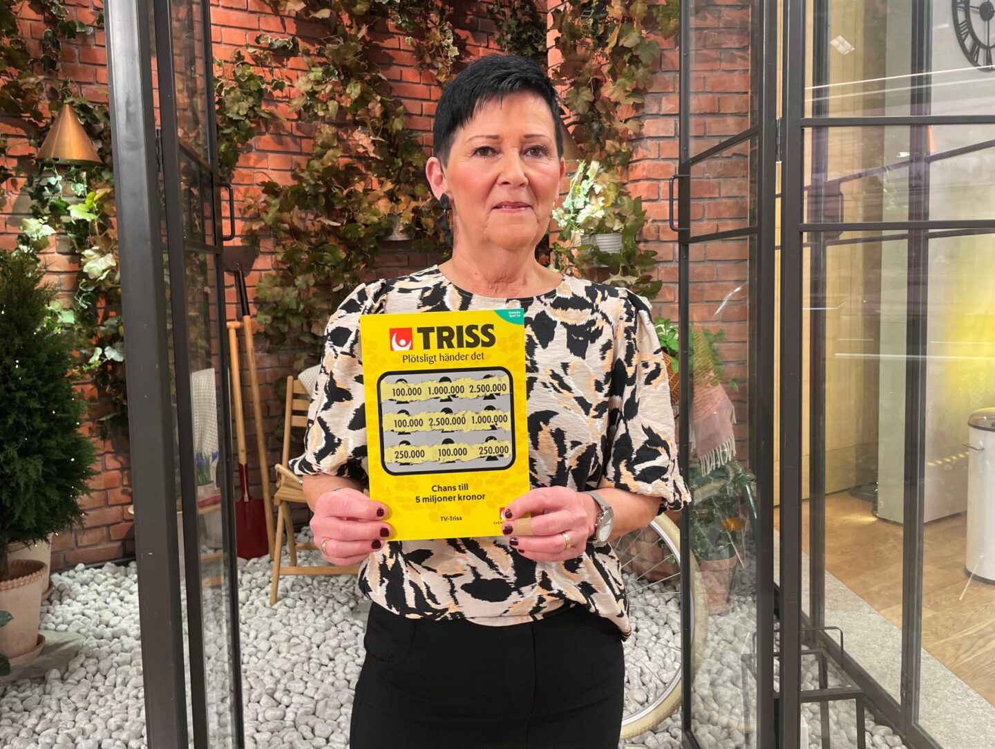 Åselebon Monika vann på Triss i tv – blickar mot solsemester