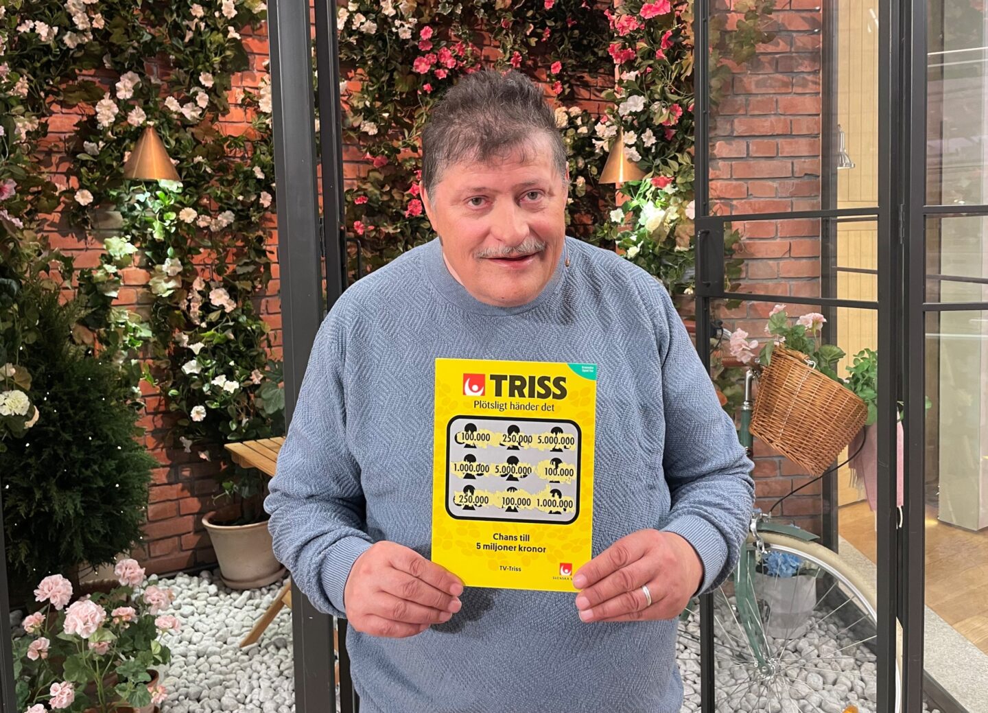 Växjöbon Pär skrapade Triss i tv – vill förverkliga dröm om sommarstuga