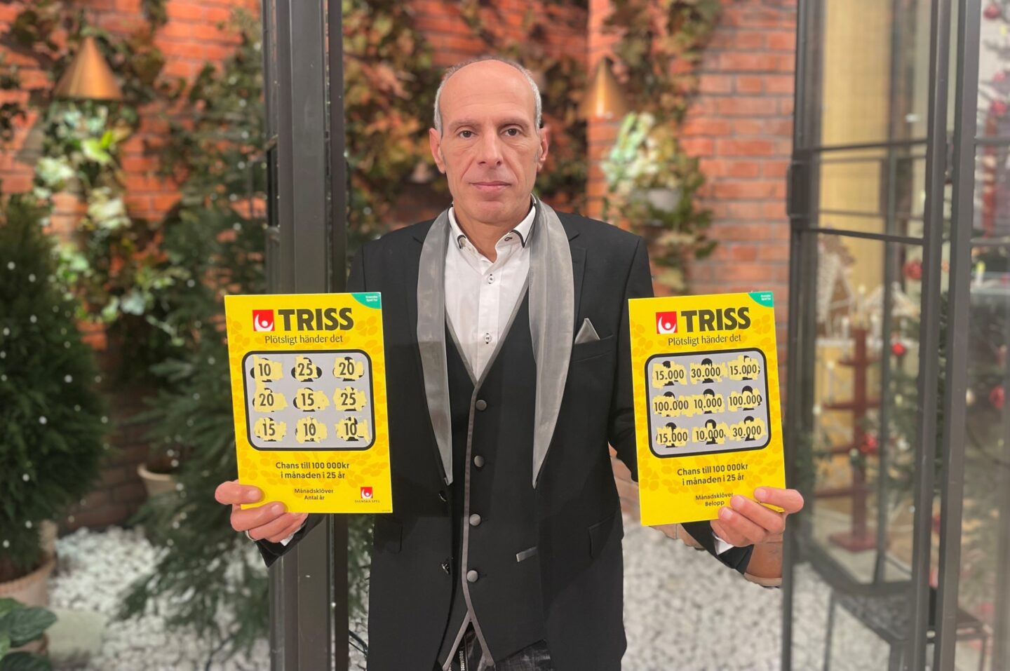 Sam från Staffanstorp vann miljonvinst på Triss i tv