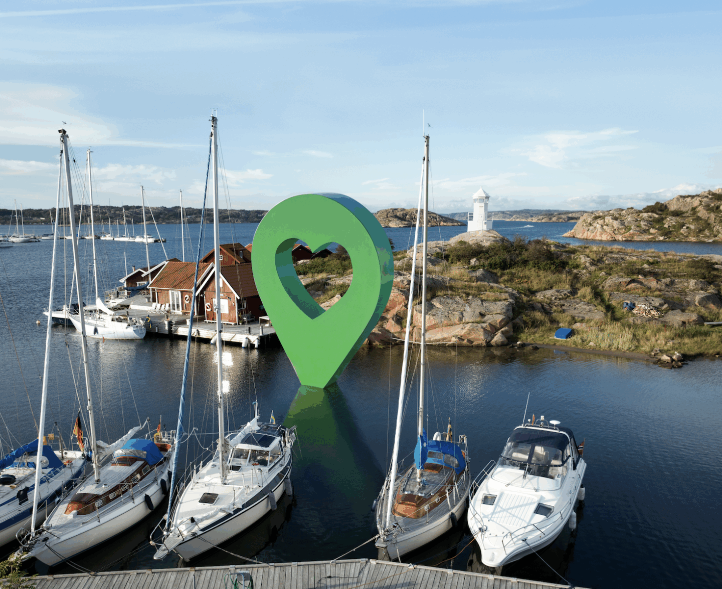 Lyckoplatser i Värmdö