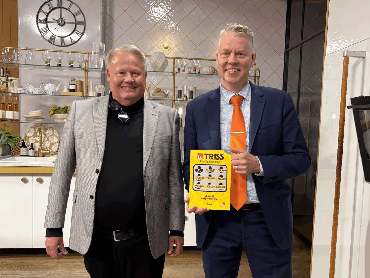 Dansaren Jonny från Stockholm vann en kvarts miljon på Triss i tv