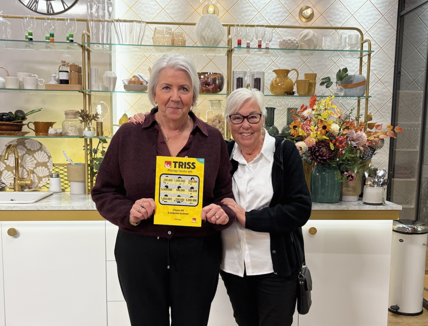 Anette från Järna skrapade Triss i tv – vann storvinst i direktsändning