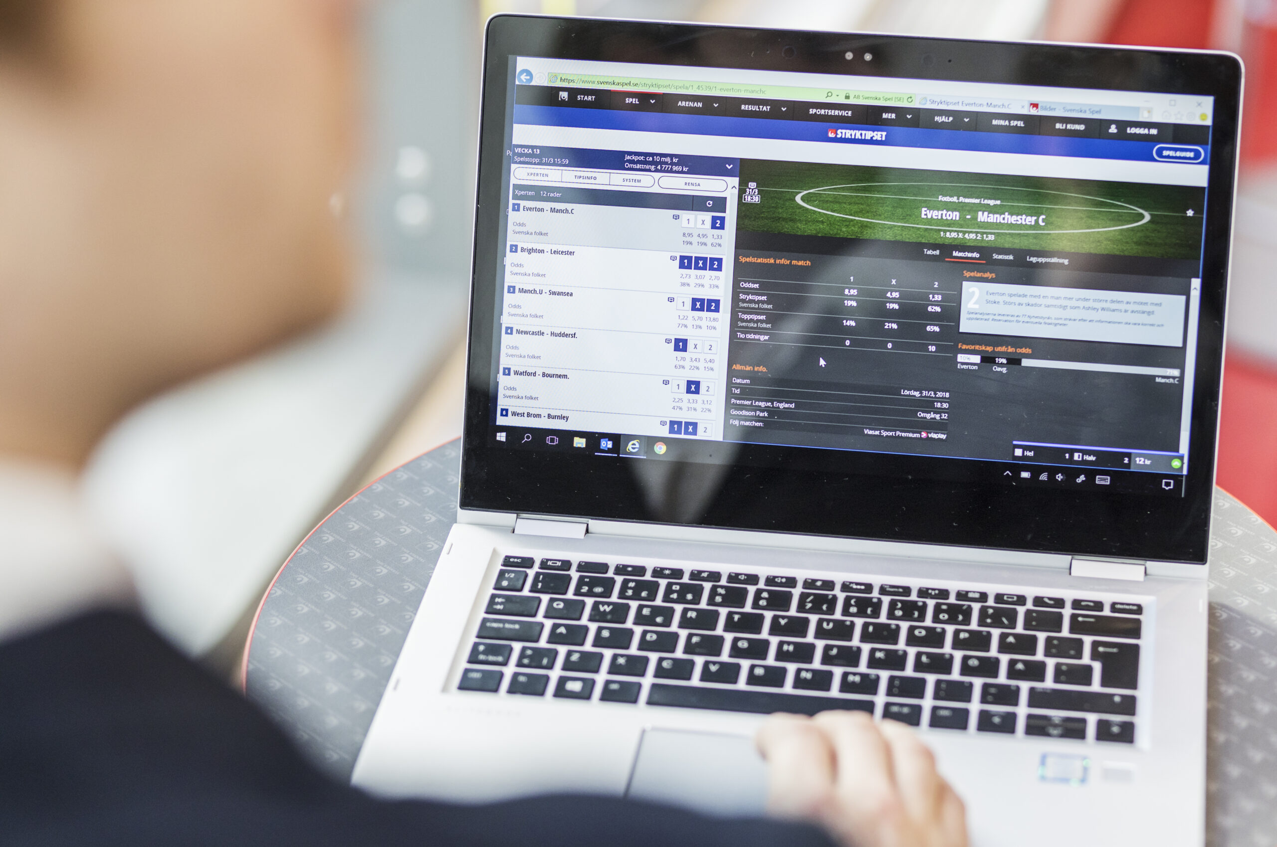 Man från Ulricehamn prickade in 13 rätt på Stryktipset – kammade hem 1