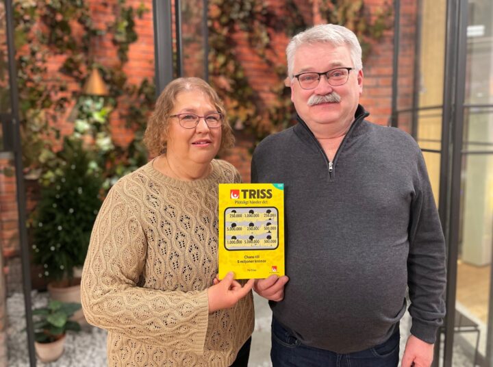 Anette från Mora skrapade fram storvinst på Trisskrapet i tv
