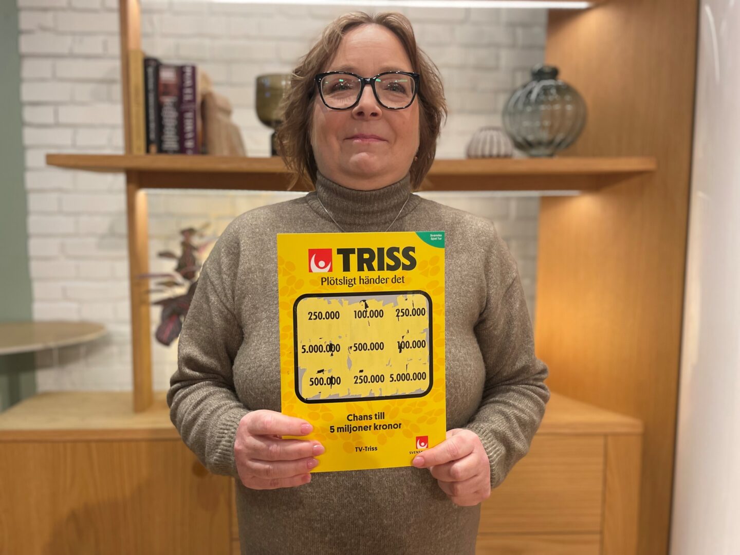 Vänersborgsfamiljen vann en kvarts miljon på Triss i Nyhetsmorgon