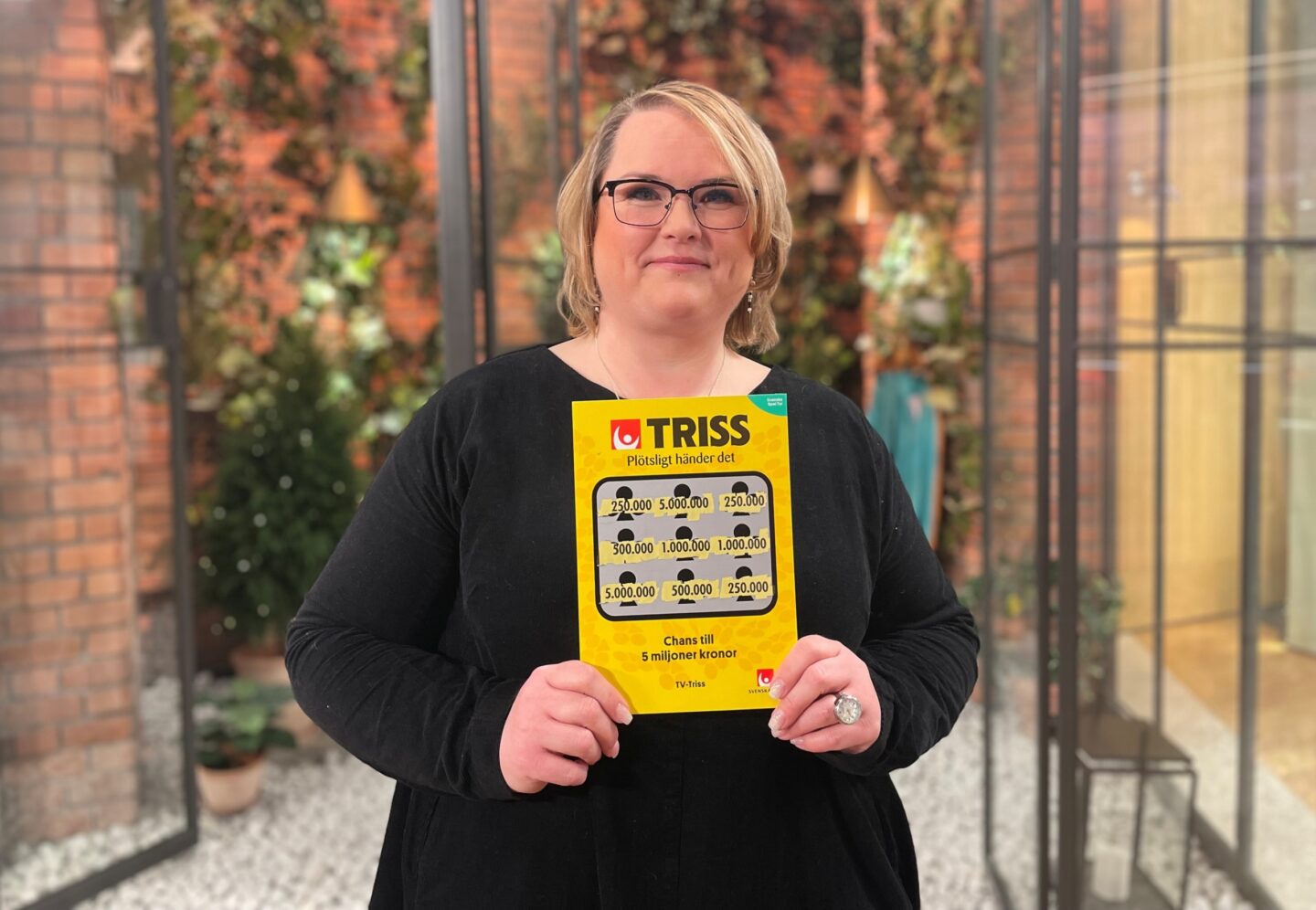 Elin från Mörbylånga skrapade Triss i tv – vann en kvarts miljon