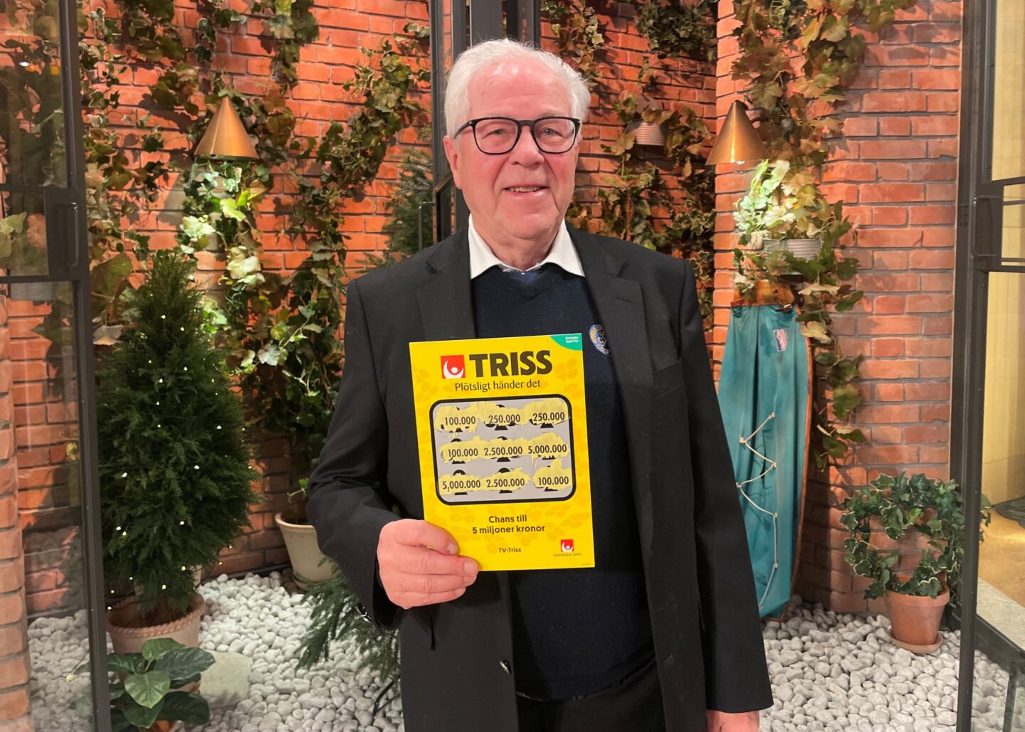 Varbergsbon Eric skrapade Triss i tv – årets första vinnare från Halland