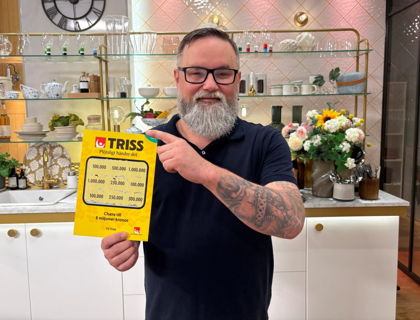 Uppsalabon Mikael vann stort på Triss i tv
