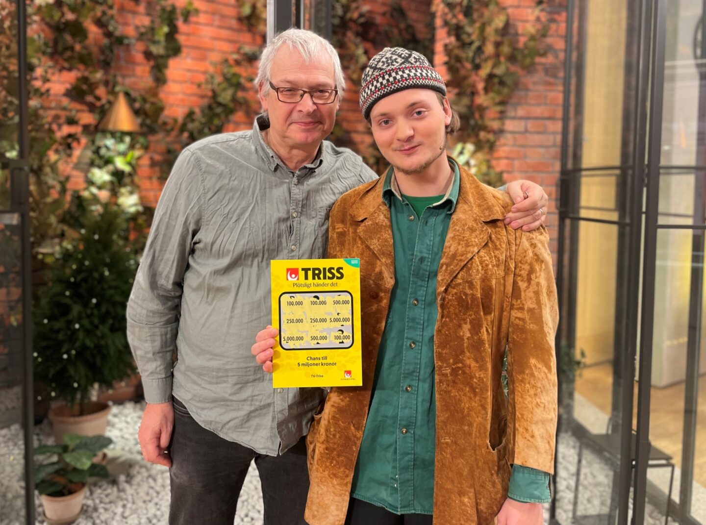 Farsdagspresent ledde till Trisskrap i tv för Södermalmsbo