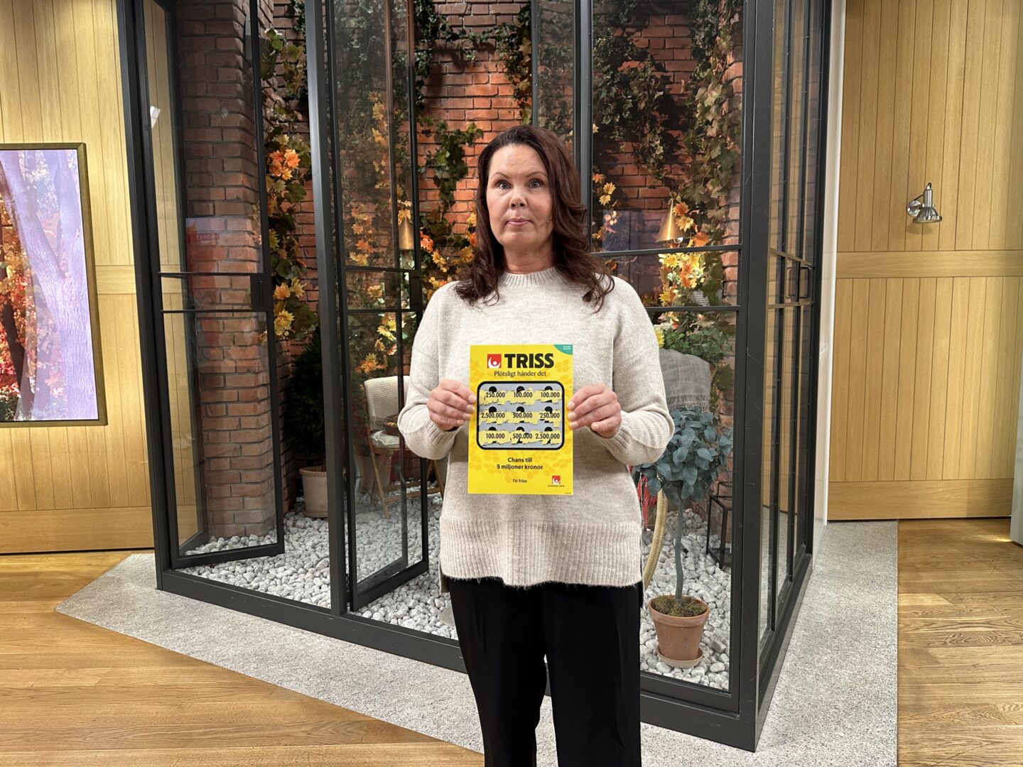 Anna-Maria från Falun skrapade fram 100 000 på Triss