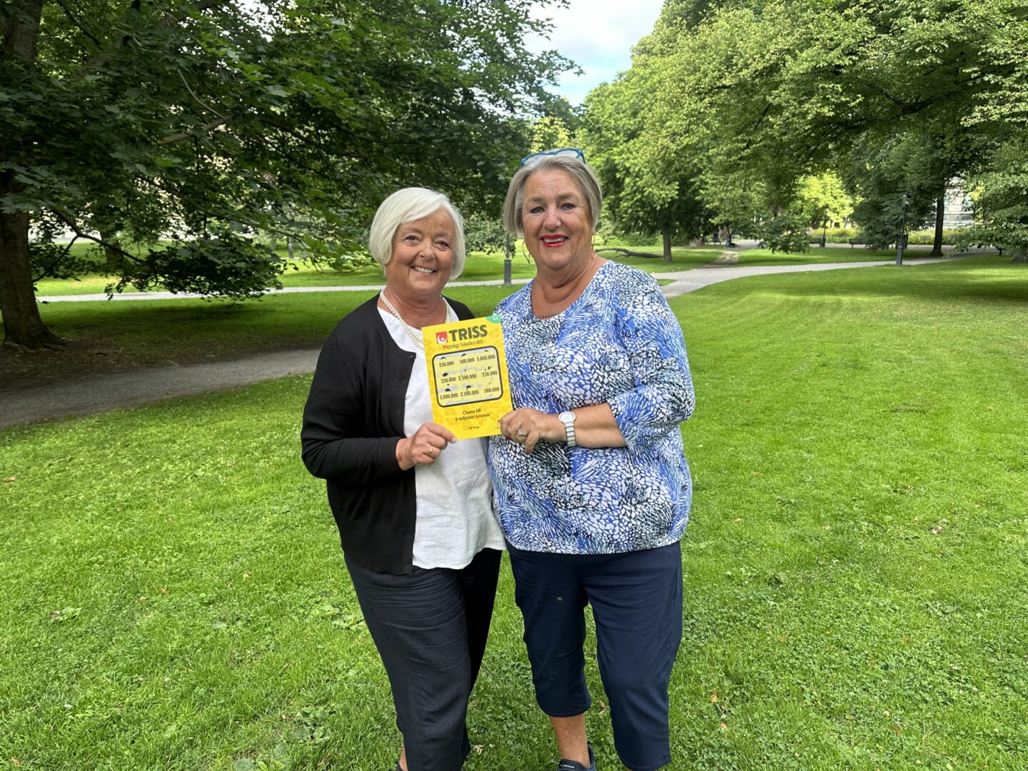 Väninnorna Barbro och Ewa från Kållered vann storvinst på Triss