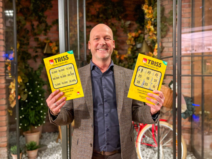 Johan från Stockholm skrapade fram 1,2 miljoner kronor på Triss i tv