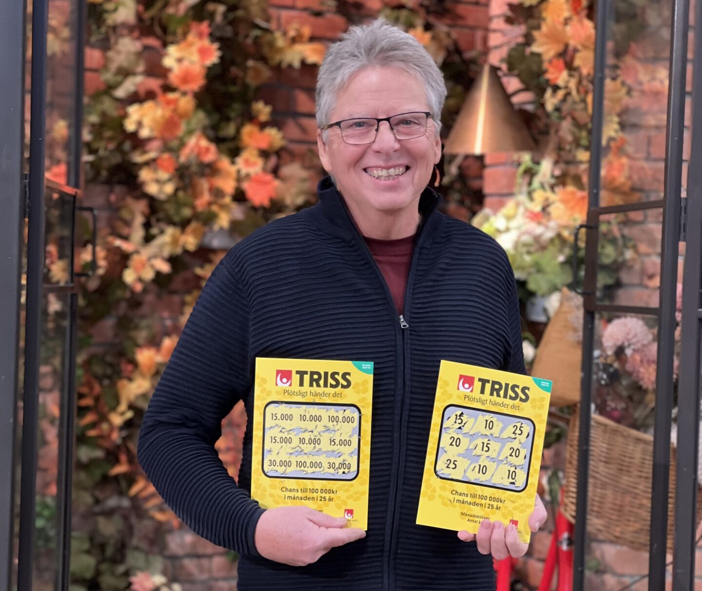 Lars från Gävle skrapade fram en vinst på 1