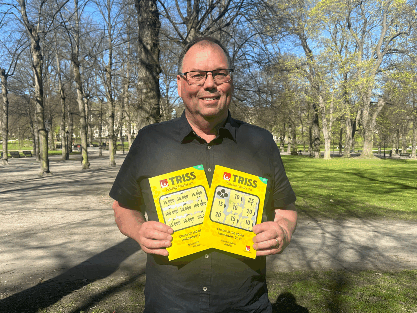 Patrick från Säter vann miljonvinst på Triss – förverkligar safaridrömmen