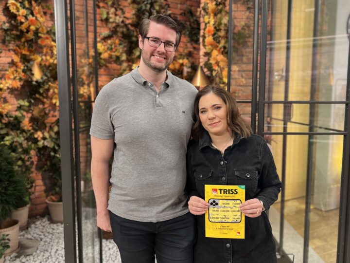 Petra och Tommy var tisdagens TV-Trissvinnare i Nyhetsmorgon.