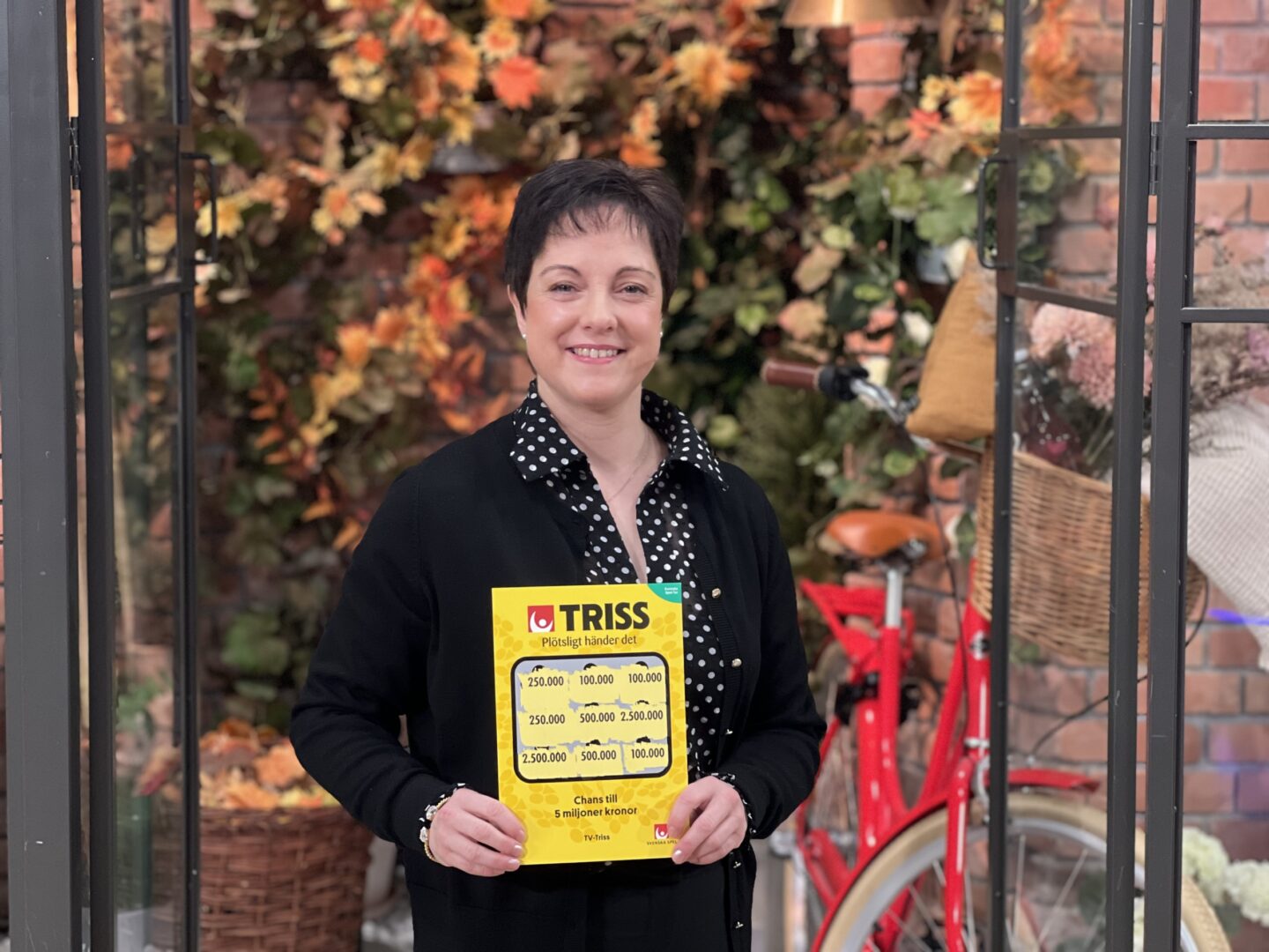 Silvija från Halmstad var torsdagsmorgonens TV-Trissvinnare. Hon skrapade fram 100 000 kronor till sig och familjen.