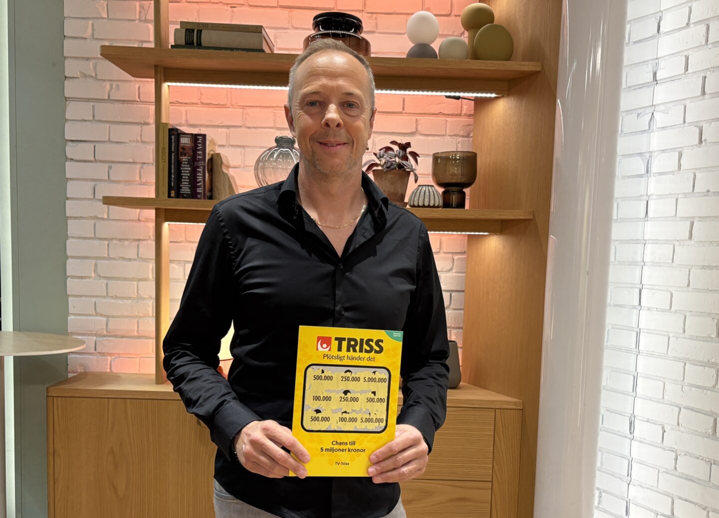 Ulf från Kärna vann en halv miljon kronor på Triss i TV4 – ska resa med familjen