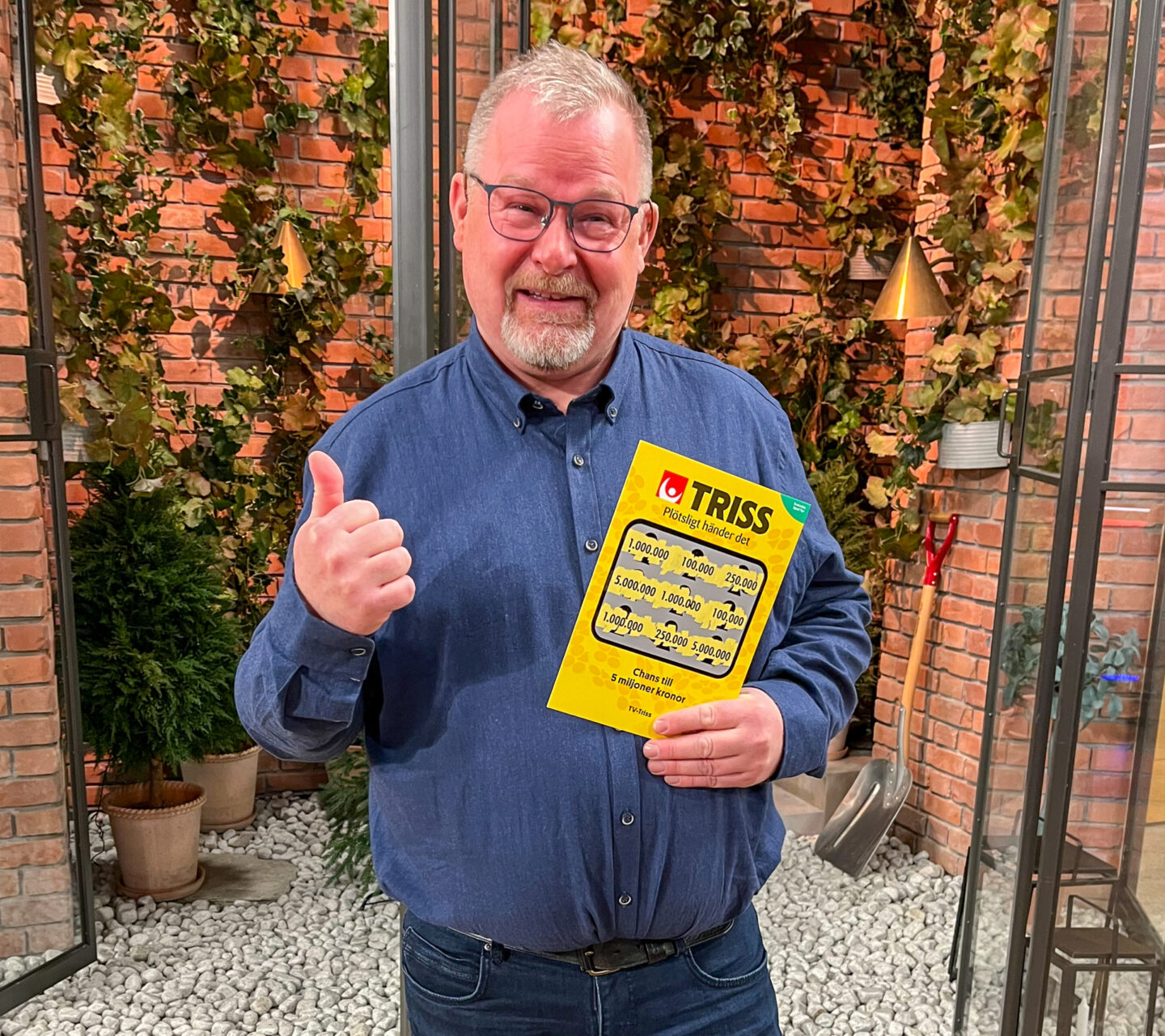 Mikael från Lycksele blev Trissmiljonär i direktsändning