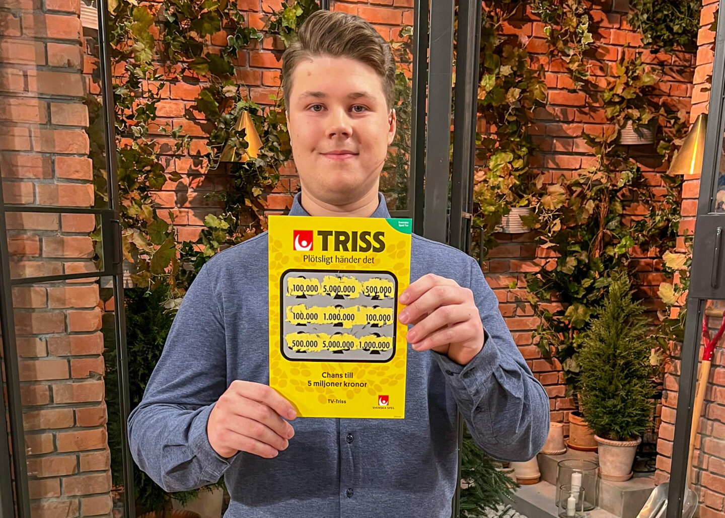 23-åring från Boden vann storvinst i TV4 Nyhetsmorgon