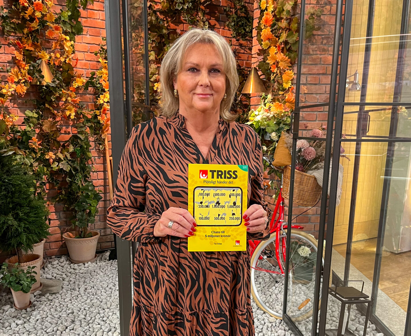 Marika från Borås planerar solsemester efter stor Trissvinst i tv