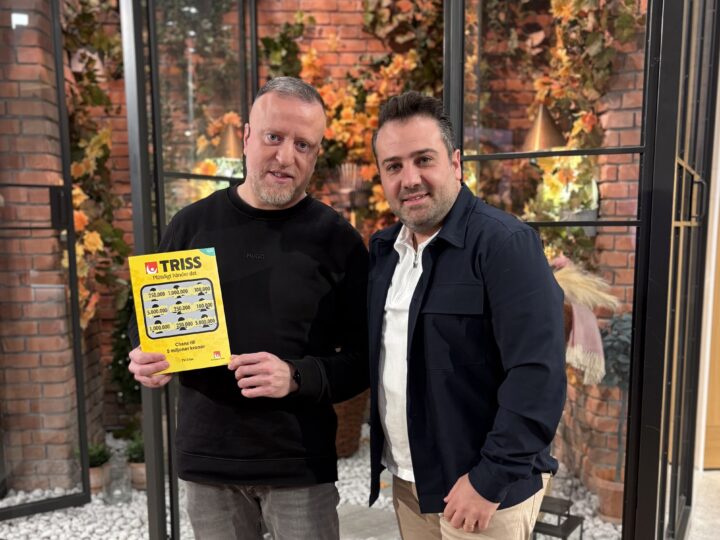 Restaurangägaren Walid från Falkenberg vann 250 000 kronor på Triss i tv