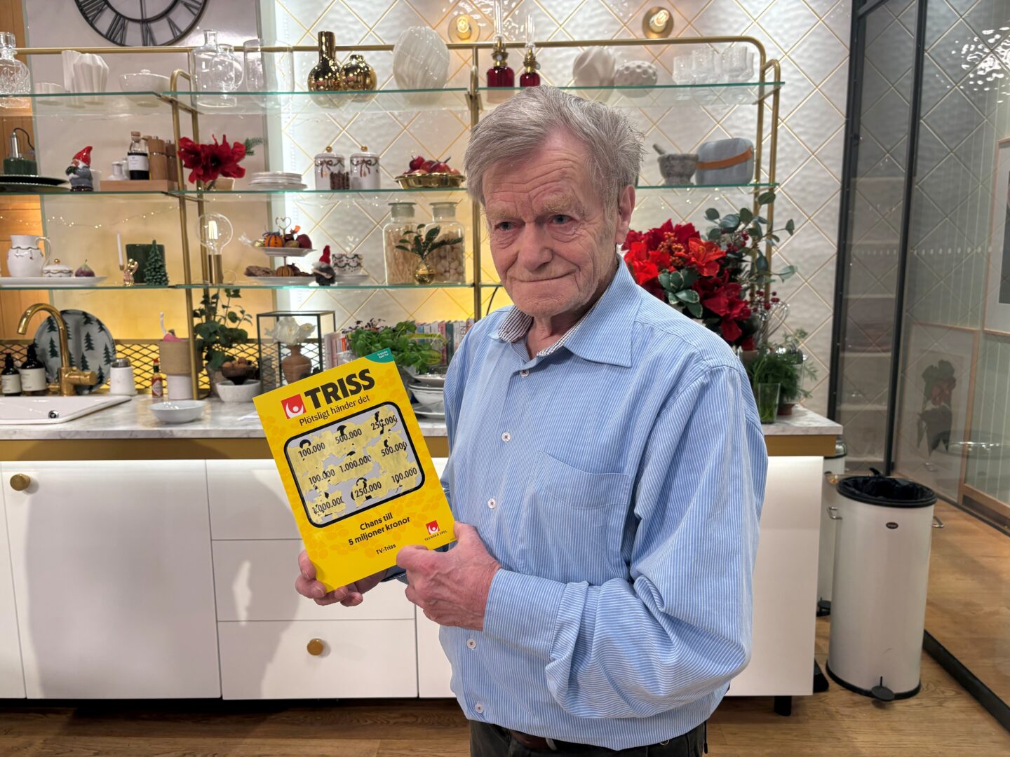 Ingvar från Krokom skrapade Triss i tv – firar med Thailandsresa