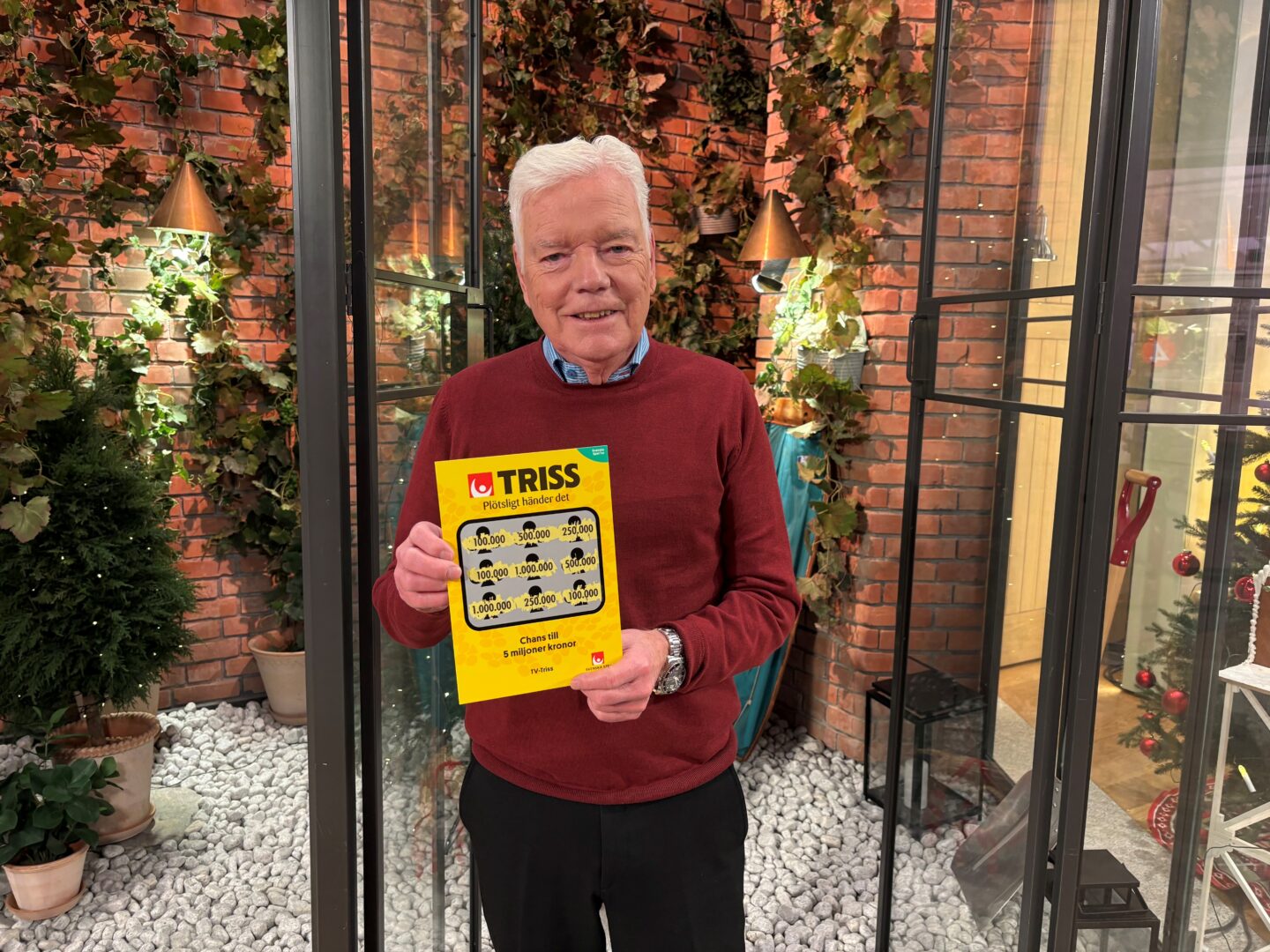 Inge från Katrineholm vann 100 000 kronor på Triss i Nyhetsmorgon – firar med familjen