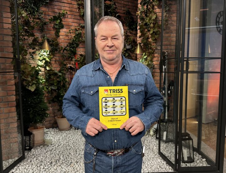 Jimmy från Ljungbyhed skrapade fram en storvinst på Triss i TV4 Nyhetsmorgon. Nu väntar spaweekend och nytt tak efter vinsten.