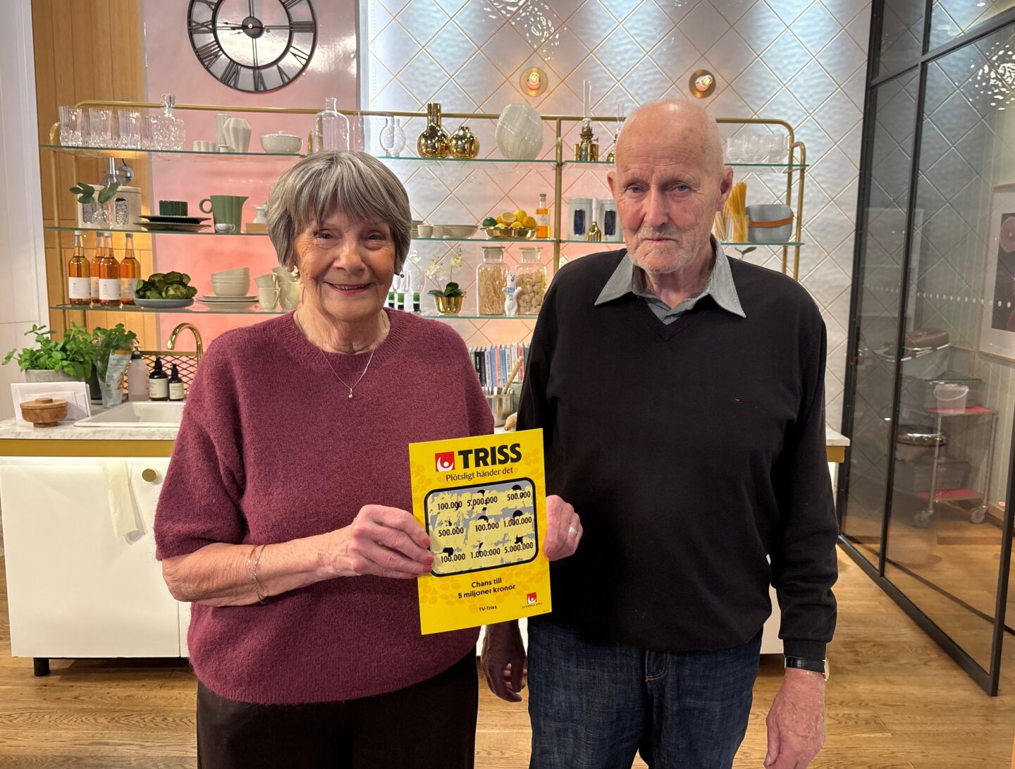 Bollnäsparets dubbeltur – skrapade Triss i tv för andra gången